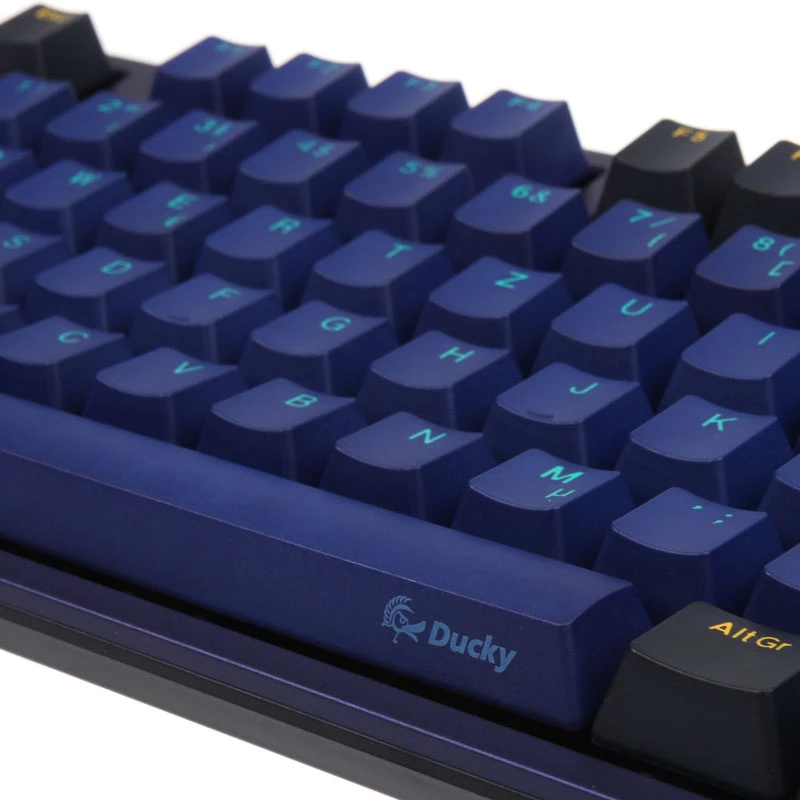 Keyboard cap Ducky Horizon DKSA109-DEPDBBZOH PBT material black blue