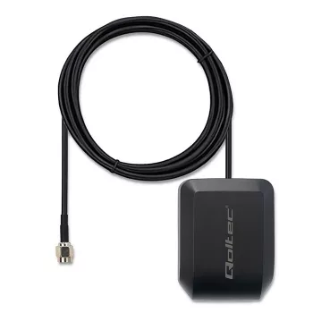 GPS/GLONASS antenna QOLTEC model 57055 with magnetic base, 28 dB gain