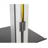 Maclean MC-791N Telescopic Floor-Ceiling TV Mount with Shelf, 37-70 inch, 30 kg