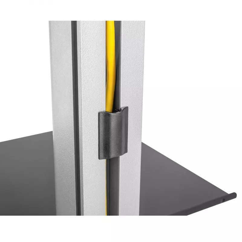 Maclean MC-791N Telescopic Floor-Ceiling TV Mount with Shelf, 37-70 inch, 30 kg