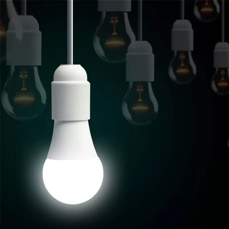 Smart WiFi Bulb Tellur TLL331331 9W White Warm Dimmer — adjustable warm white light, Wi‑Fi control