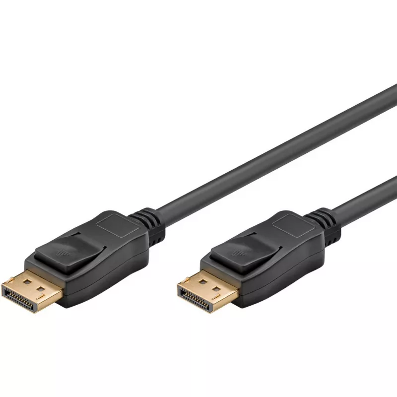 Cable DisplayPort 1.4 Plug > DisplayPort Plug (black, 2 Meter, 8K)