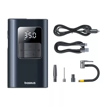 Flashlight Baseus PrimeTrip VA1 2-in-1 pump, black