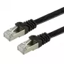 VALUE - Patch-Cable - RJ-45 (M) to RJ-45 (M) - 1.5 m - FTP - CAT 6a - Halogen-Free, Moulded, Stranded, Flat - Black (21.99.0834)