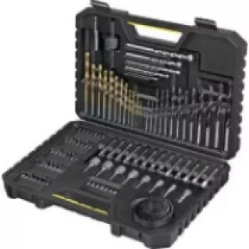 Drill bit set Stanley STA7205-XJ 100 pcs for masonry metal wood
