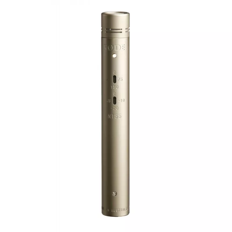Stage/performance microphone RØDE NT55, cardioid, wired XLR-3, -38 dB sensitivity, 100 Ω, silver