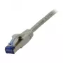 Patch cable RJ45 - CAT6A 500Mhz - 1.5m - gray - S-STP(S/FTP) - component tested(GHMT certified) - AW