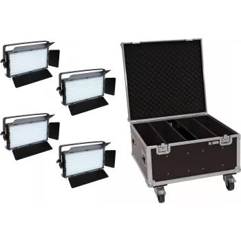 LED panel set EUROLITE PLL-480 QCL 4x with carrying case