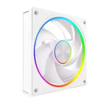 Case fan MODECOM VOLCANO LOOP 120 ARGB White — 120 mm, ARGB lighting, PWM support, 400–1400 RPM