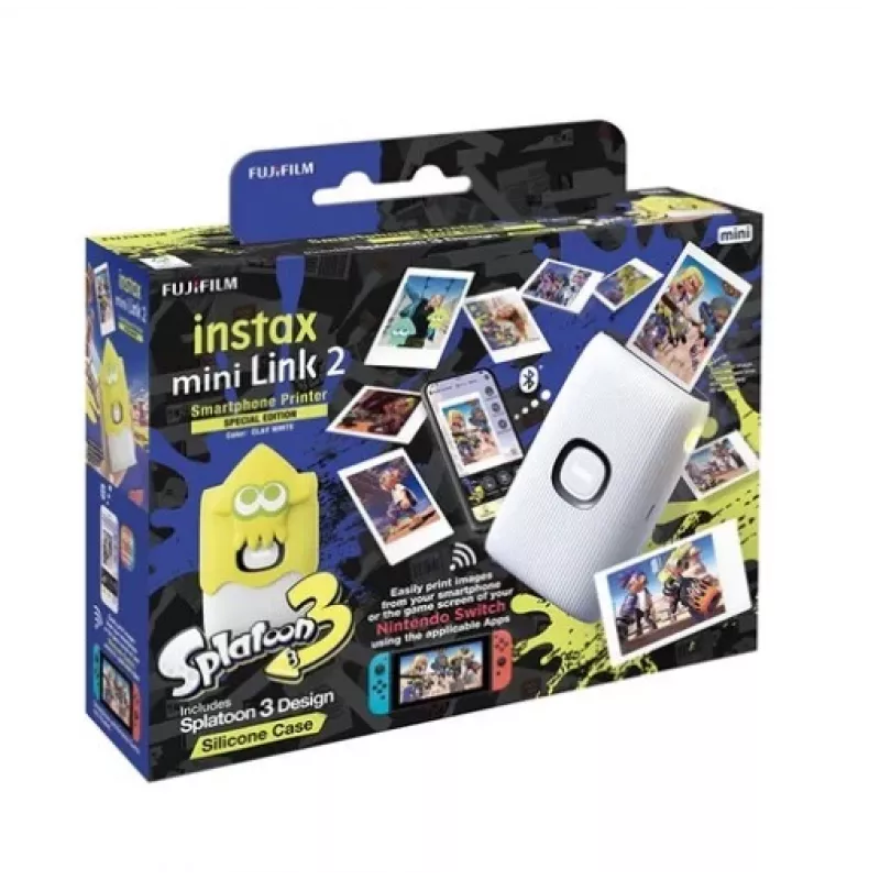 Printer, Fujifilm, Instax Mini Link 2 Special Edition Nintendo, Thermal, Clay White