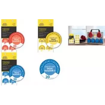 AVERY label stickers 7909 — round inspection/identification plaques, blue, 30 mm, 80 pcs