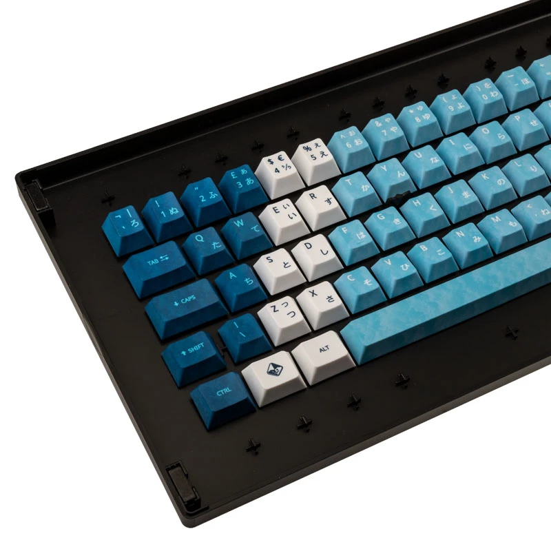 Keycap Set Traitors YUKI ONNA (UK layout) — Designer themed keycaps for mechanical keyboards