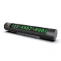 Temporary Car Parking Card Tellur TLL171251 — metallic black, displays two phone numbers