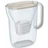 Water filter jug BRITA Style Essential 2.4 L with 2 replacement cartridges (sand)
