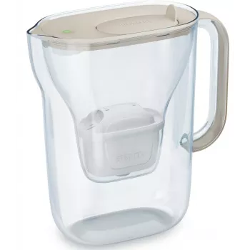 Water filter jug BRITA Style Essential 2.4 L with 2 replacement cartridges (sand)
