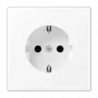 JUNG LS 1520 KI WWM Schuko Socket-Outlet Type F, 16A 250V, White