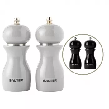 Salt and pepper mills Salter 7613 GYXR, grey gloss finish