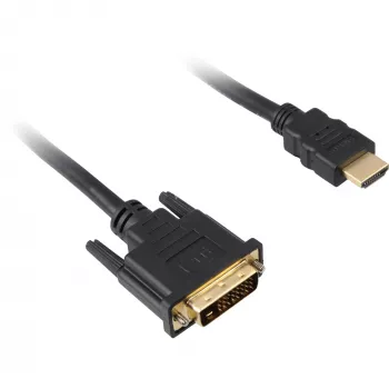 Cable HDMI/DVI-D Sharkoon 1m