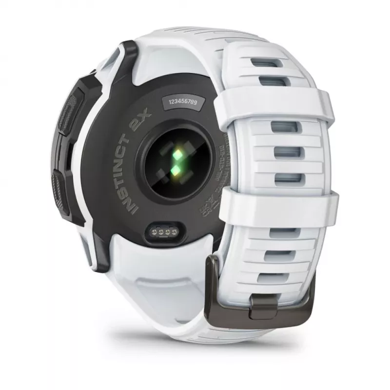 Garmin Instinct 2X Solar 2.79 cm (1.1) MIP 50 mm Digital 176 x 176 pixels Touchscreen White GPS (satellite)