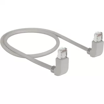 Networking cable DeLOCK 83513 RJ-45 Cat6a 0.5 m Grey