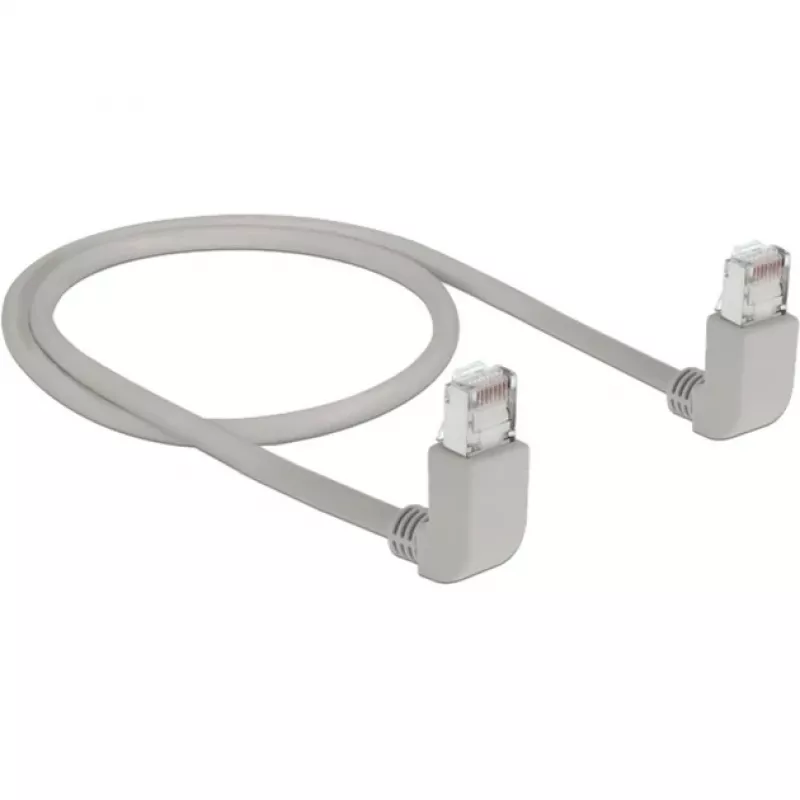 Networking cable DeLOCK 83513 RJ-45 Cat6a 0.5 m Grey