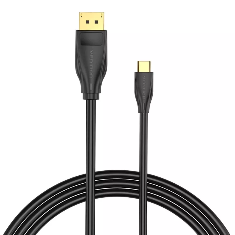 Vention USB-C to DisplayPort 8K Cable 2 m, USB Type-C to DP, Black