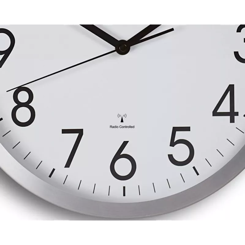 MAUL Wanduhr MAULmove - AA - 1,5 V - Aluminium - White - Aluminium - Glas - 35 mm (9063008)