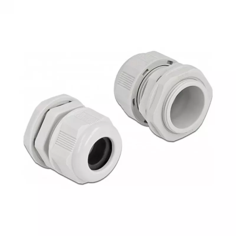 Cable Gland DeLOCK 60368 Grey Plastic 2 pc(s)