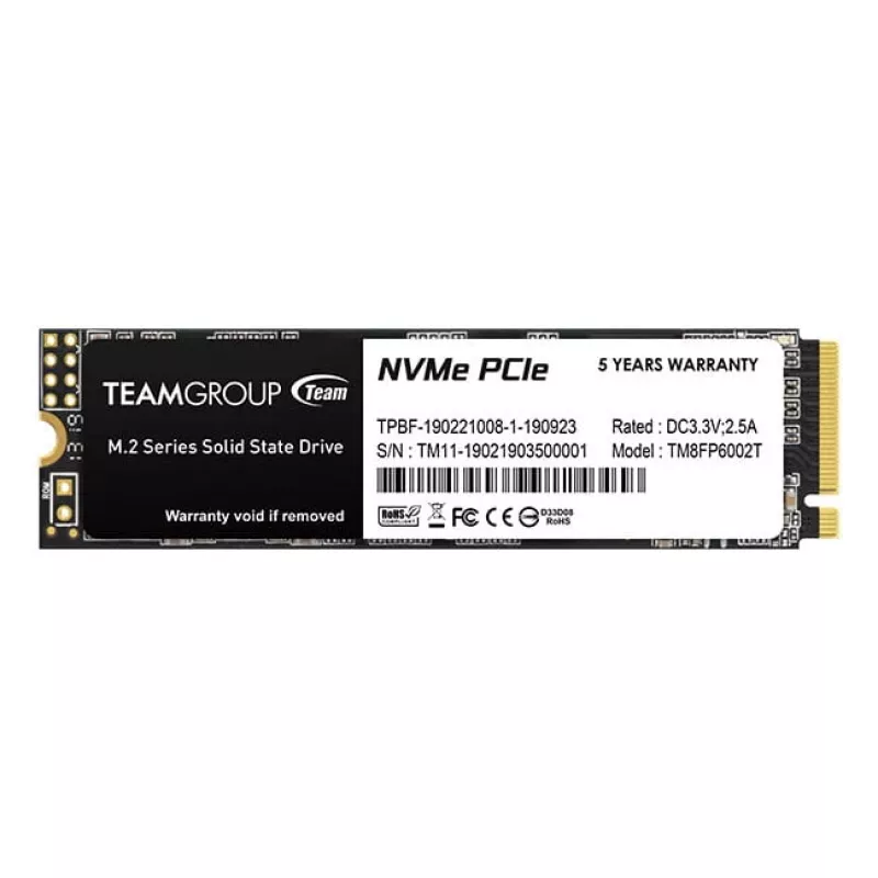 Team Group MP33 - SSD - 256 GB - Internal - M.2 2280 - PCIe 3.0 x4 (NVMe)
