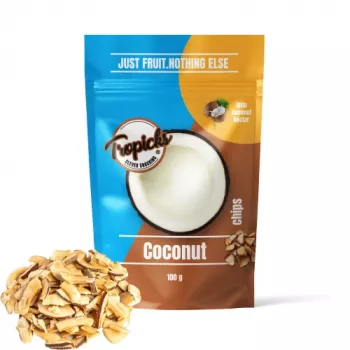 Dried coconut with nectar Tropicks 100 g – shredded coconut snack