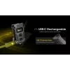 Keychain flashlight Nitecore TINI3 Black 600 lm USB rechargeable
