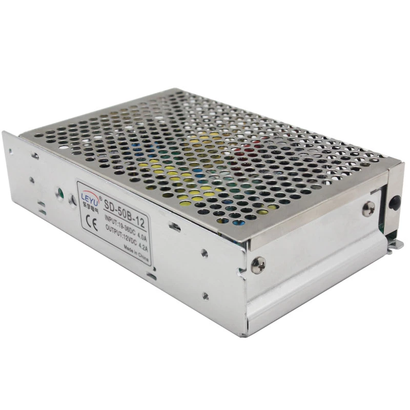 DC/DC Voltage Converter Extralink SD-50C-24 48V→24V 50W Passive-cooled Metal Case