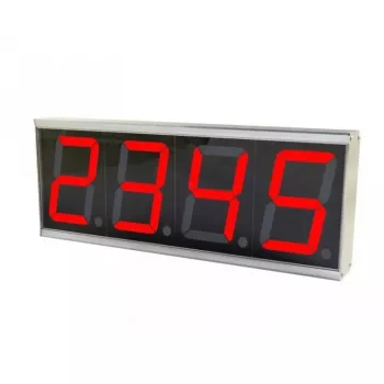 ALLNET ALL-POE-CNT-1 Digital wall clock Rectangle Grey Wanduhr (ALL-PoE-CNT-1)