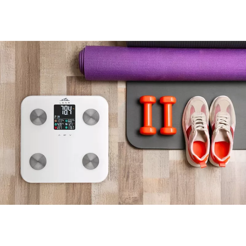 ETA Personal Scale | ETA378190000 Lena | Maximum weight (capacity) 180 kg | Accuracy 100 g | Body Mass Index (BMI) measuring | White