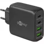 Goobay 64817 Charger for Mobile Devices Headphones - Smartphone - Tablet Black AC Fast Charging Indoor (64817)