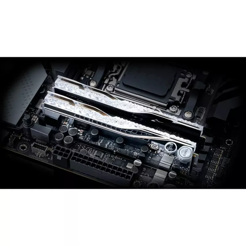 DIMM 32 GB DDR5-6400 (2x 16 GB) Dual-Kit, Memory Silver, F5-6400J3239G16GX2-TR5NS, Trident Z5 Royal Neo, AMD EXPO