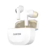 Headphones CANYON HEXAGON 7 TWS ANC+ENC Wireless Charge White Beige