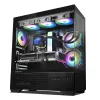 PC case CHRONIX V2 Mid Tower ARGB fan x3 black