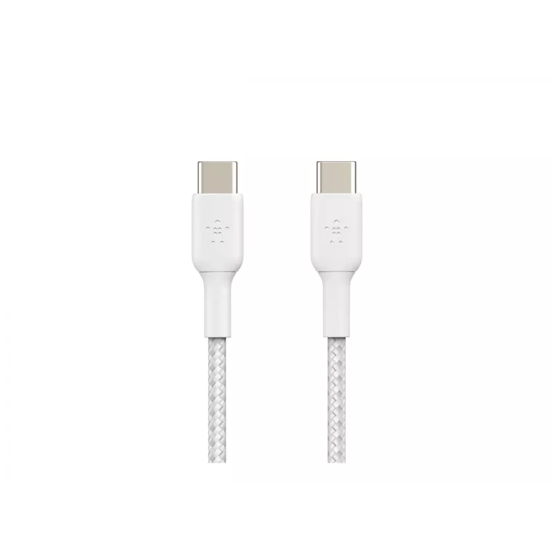 Belkin BOOST CHARGE - USB Cable - 24 pin USB-C (M) to 24 pin USB-C (M) - USB 2.0 - 2 m - White