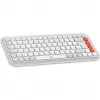 Logitech POP Icon Keys - Keyboard - Wireless - Bluetooth LE - QWERTY - US International - Off White, orange (920-013072)