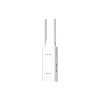 Wireless router TP-LINK MB118-4G — 4G LTE, Single-band 2.4 GHz, Wi‑Fi 4 (802.11n), 300 Mbps, Fast Ethernet, 4 external antennas, white