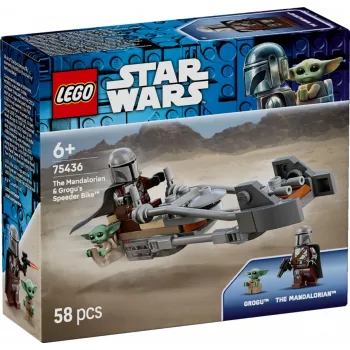 LEGO STAR WARS 75436 The Mandalorian and Grogu's Speeder Bike