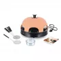Pizza Maker Emerio PO-115984 6 Pizzas 1200 W Black Orange