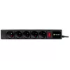 Surge protector TRACER PowerGear Tracer 47138 5 m Black power strip with 5 m cable
