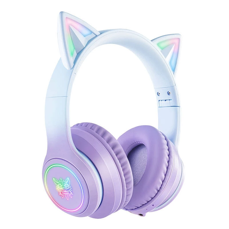 Headset Onikuma B90 Gaming headset Blue/Purple