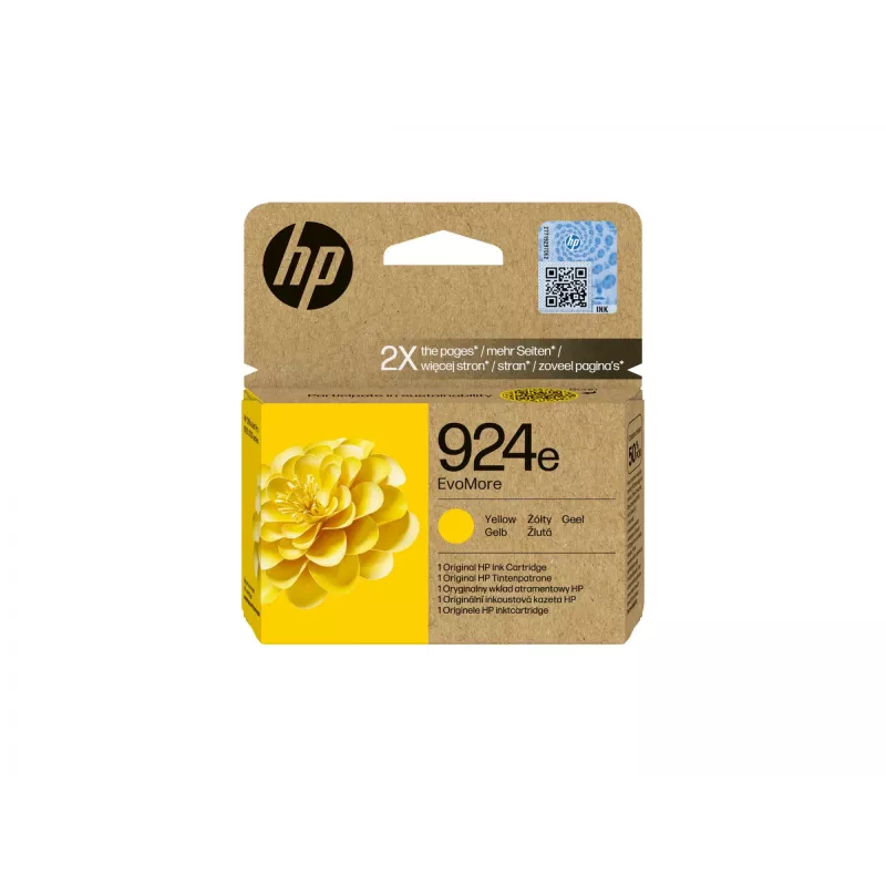 HP 924e EvoMore Yellow Original Ink Cartridge