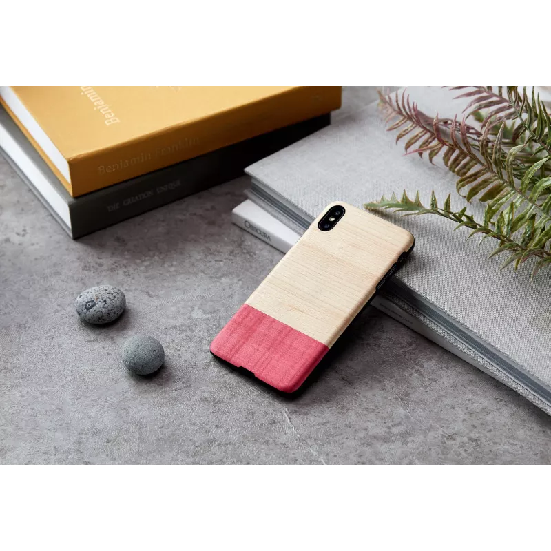 SmartPhone case man and wood for iPhone XS Max — white miss match