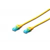 Patch Cord Digitus CAT 5e U/UTP DK-1512-050/Y 5m Yellow