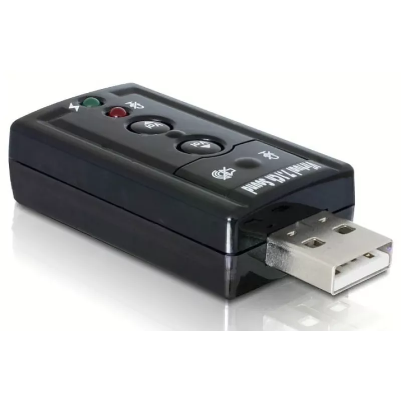 DeLOCK USB Sound Adapter 7.1 - Soundkarte - Stereo - USB (61645)