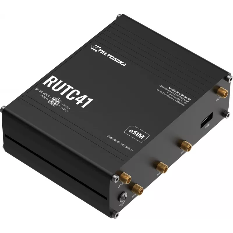 Router TELTONIKA RUTC41 4G LTE EDGE, industrial mobile router RUTC41000000